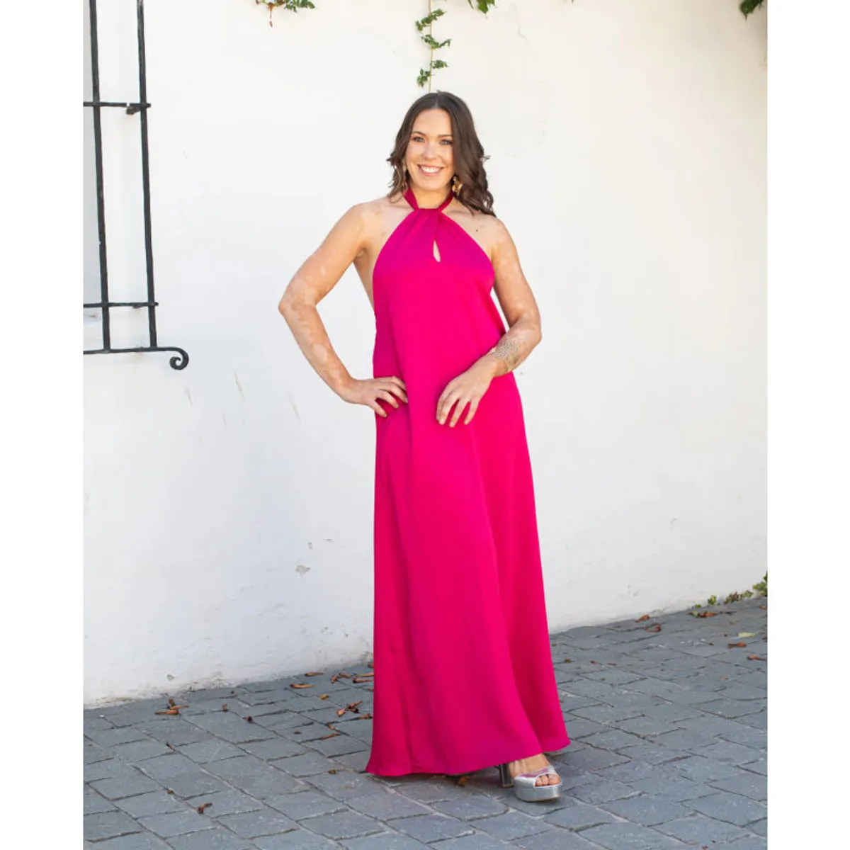 MI PLACARD - Vestido Largo de Fiesta Lili Cherry