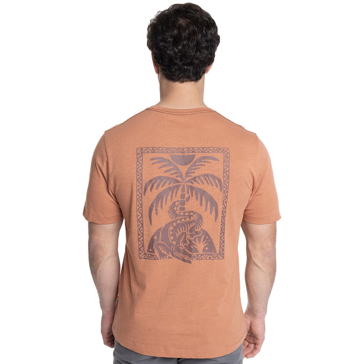 TRUVAL - POLERA HOMBRE CUELLO REDONDO ESTAMPADO ESPALDA - TRUVAL