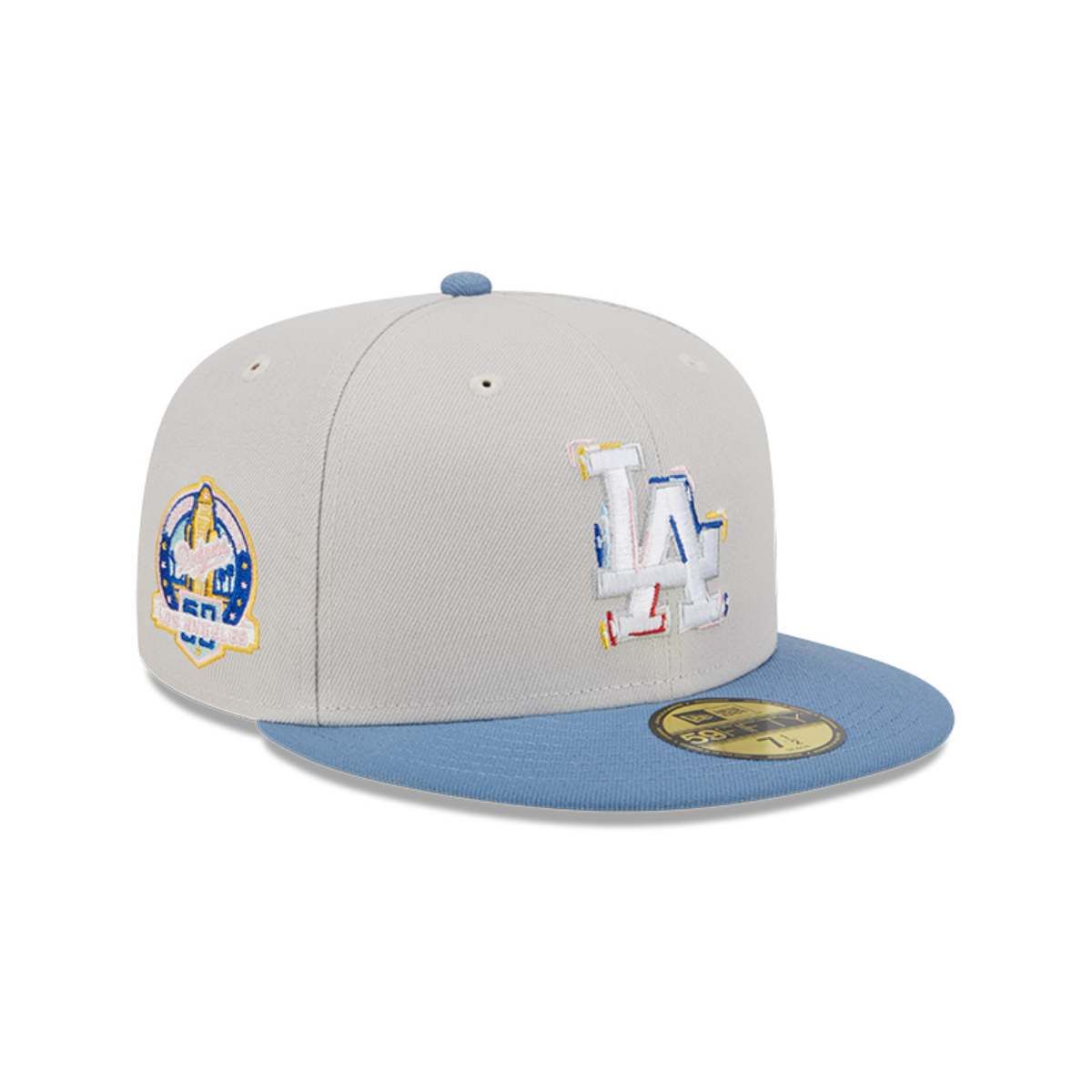 NEW ERA - Gorra 59Fifty Los Angeles Dodgers Color Brush Beige