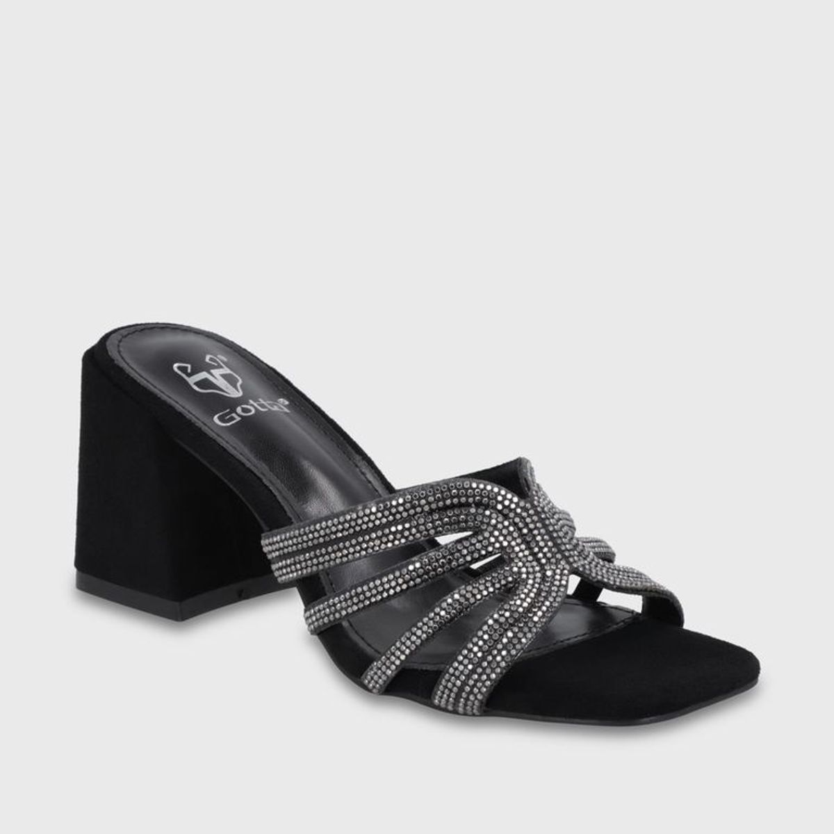 GOTTA - Sandalia Taco Negra Mujer 35135