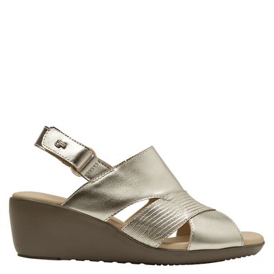 Imagen 2 del producto Sandalia Casual Mujer Dorado