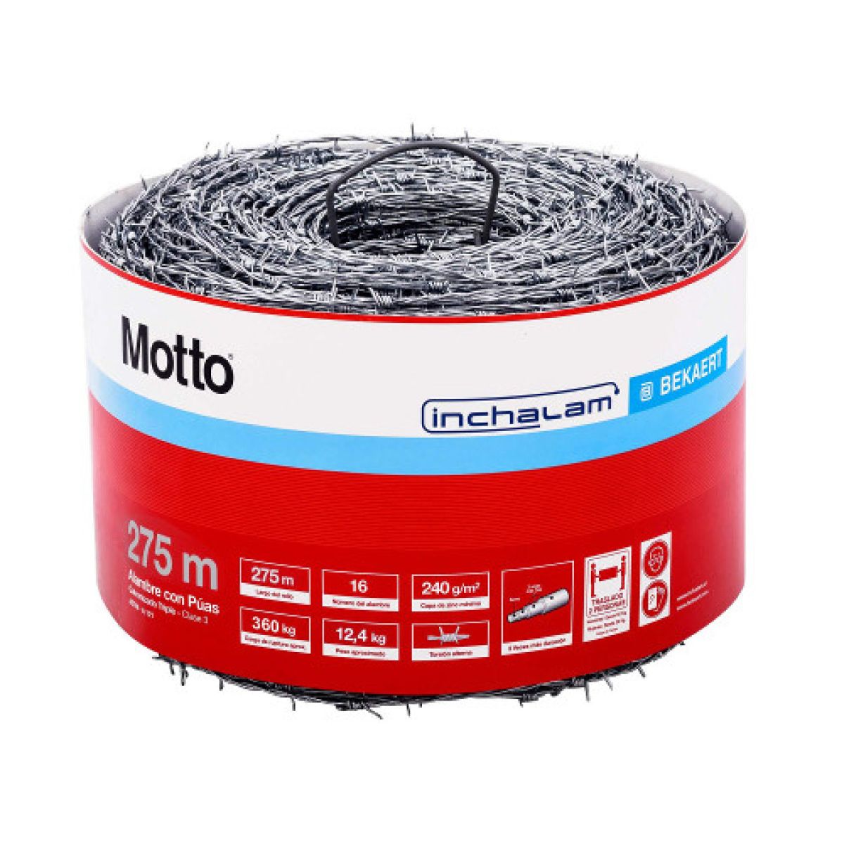 INCHALAM - ALAMBRE PUAS 275 MTS MOTTO INCHALAM