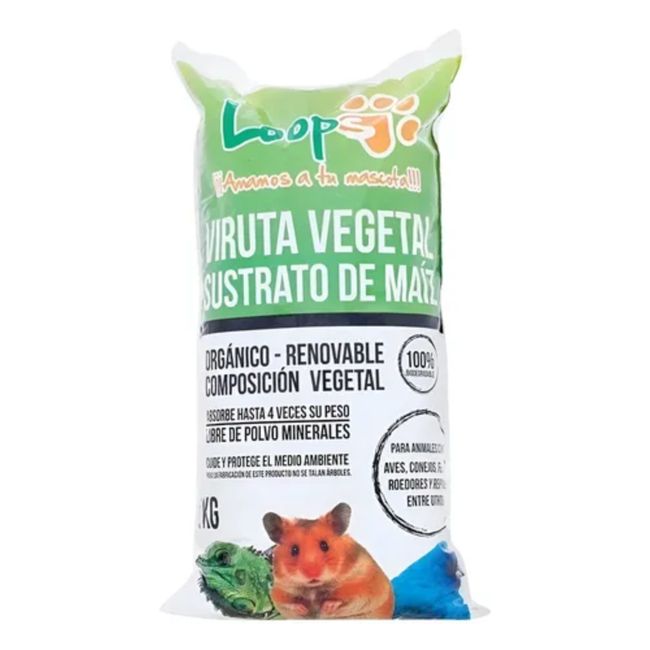 LOOP - Viruta Vegetal Sustrato de Maiz