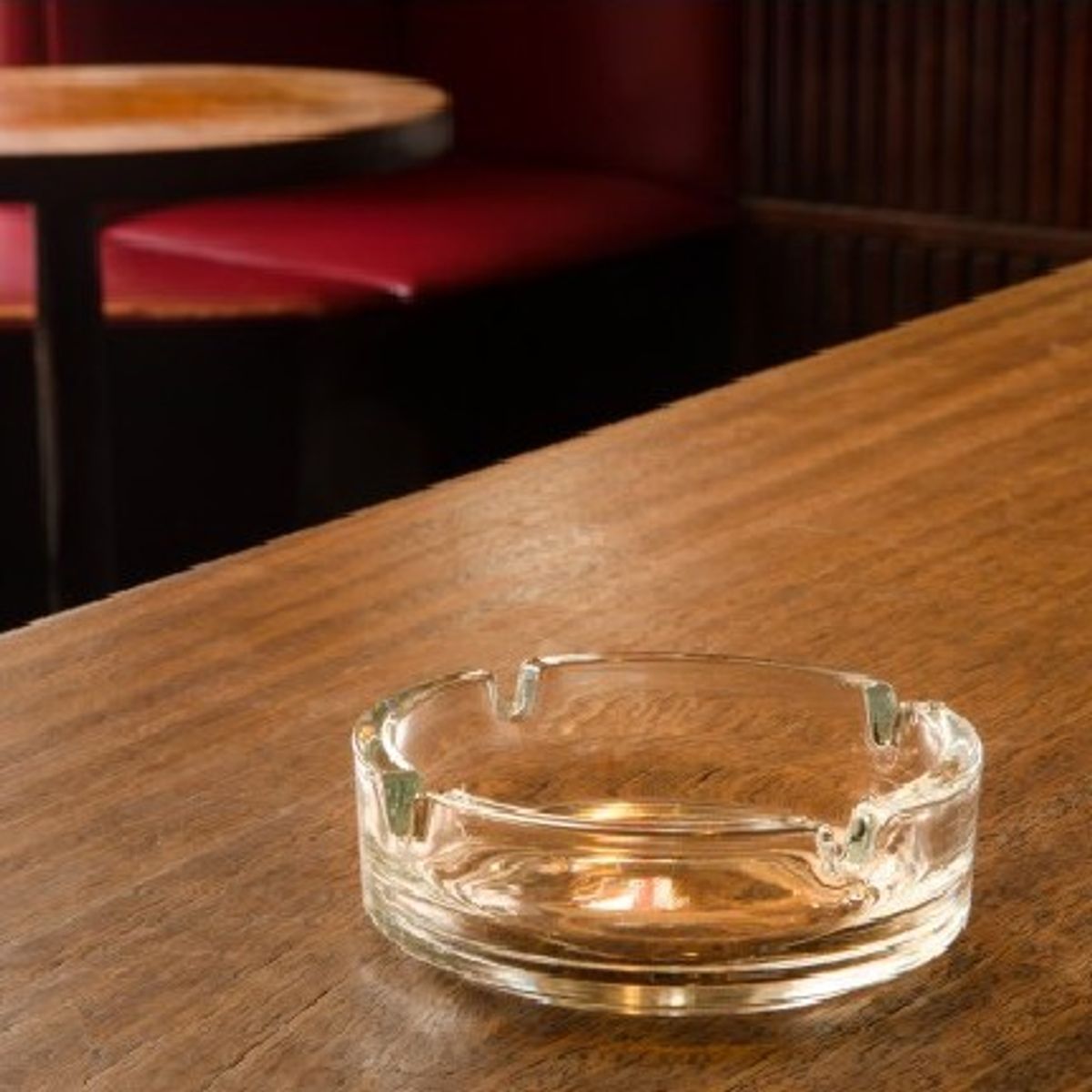 PASABAHCE - Set De 2 Cenicero Redondo Bistro Vidrio 11 Cm