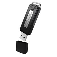 Grabadora Usb Digital Discreta En Pen Drive 8gb 120hr Negro