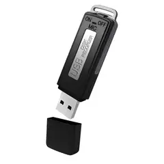 GENERICO - Grabadora Usb Digital Discreta En Pen Drive 8gb 120hr Negro