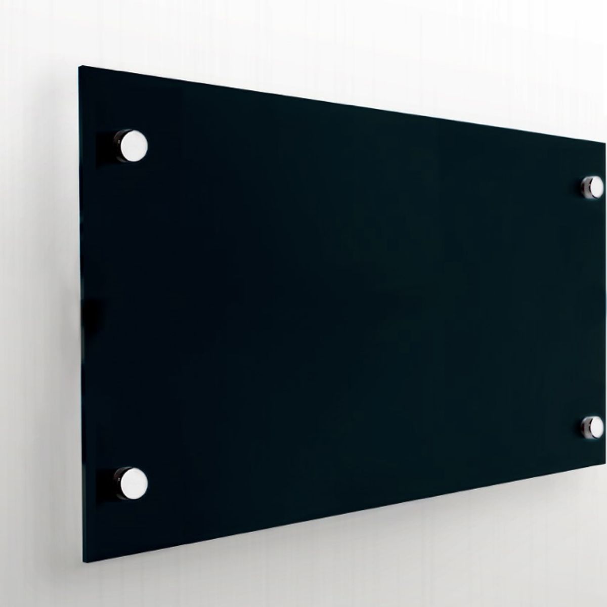 DELL ORTO - Pizarra 120x60 cm - Vidrio Templado 6mm Negro