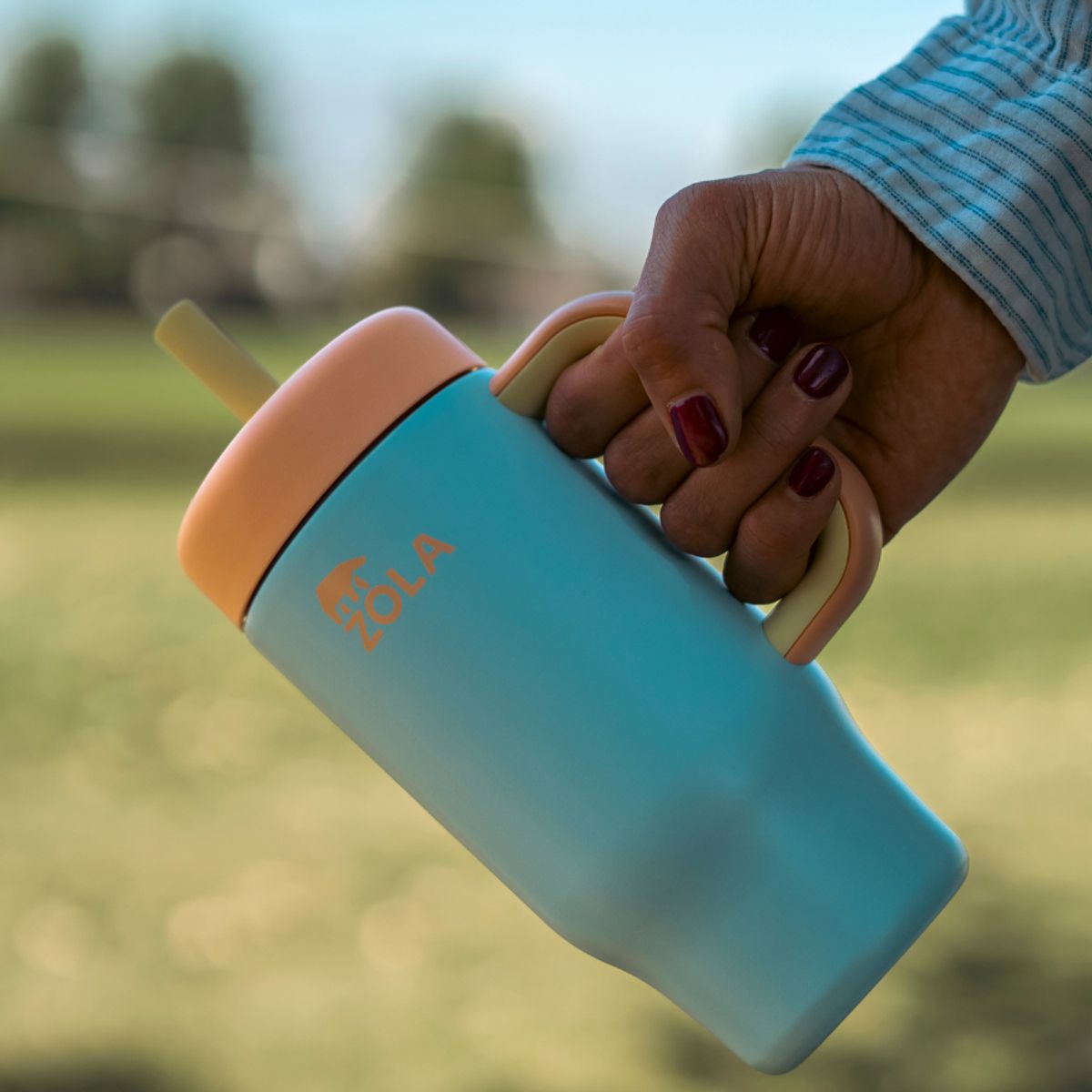 ZOLA OUTDOORS - Vaso Térmico Quencher 530 Ml Zola Para Niño Niña Azul