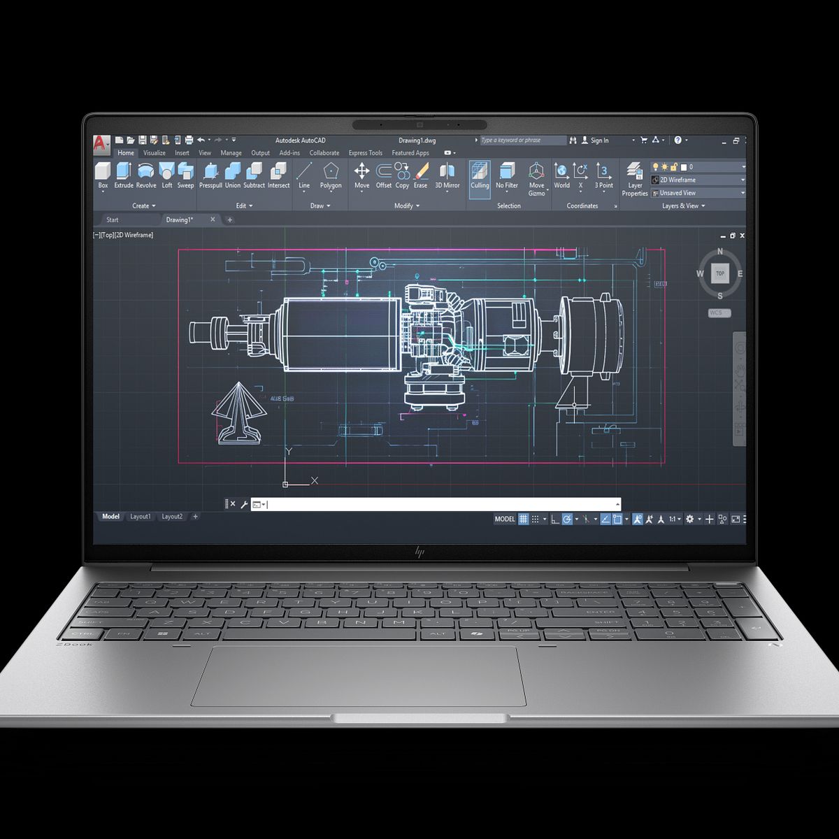 HP - Notebook HP ZBook 8 G1i, Intel Core Ultra7 255H ,16.1", 16GB/1TB SSD PC