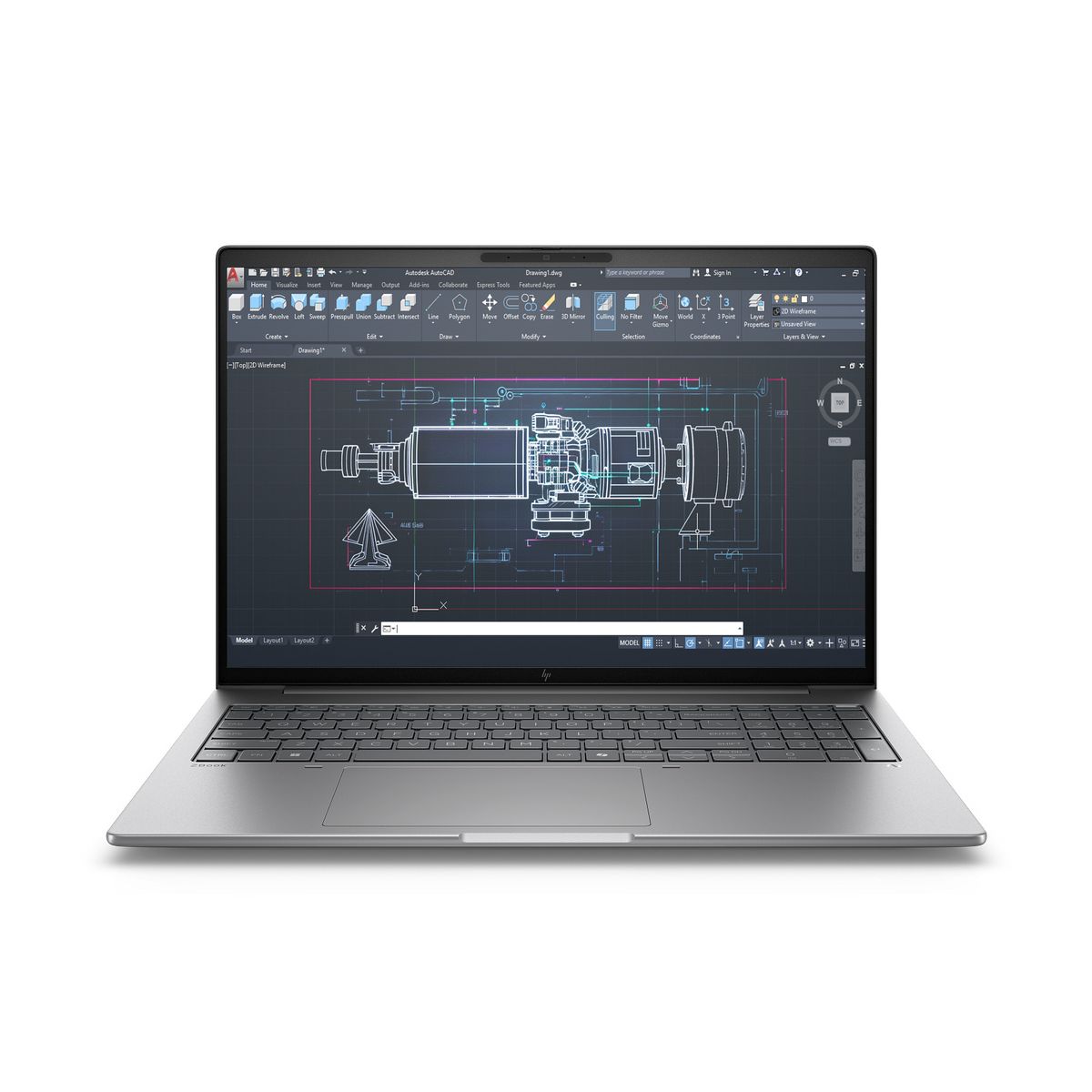 HP - Notebook HP ZBook 8 G1i, Intel Core Ultra7 255H ,16.1", 16GB/1TB SSD PC