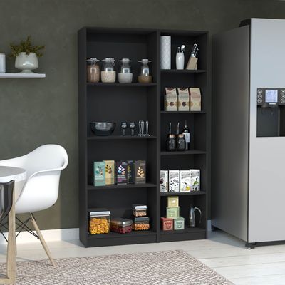 Imagen 2 del producto Combo Estante 3 Repisas + Estante 4 Repisas Home Wengue