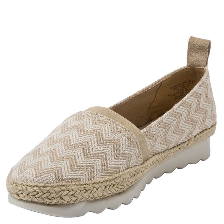 Zapatilla Alpargata Mujer Beige