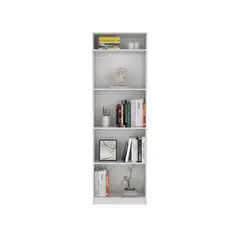 TUHOME - Set Estante 4 Repisas + Complemento Fm-033B Blanco
