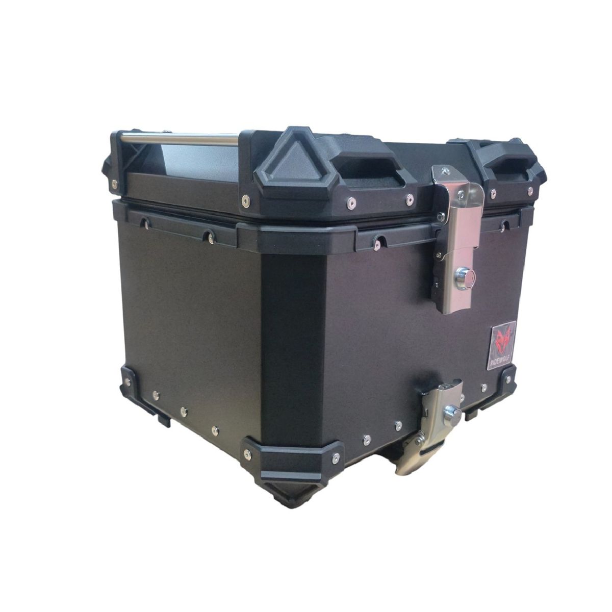 GENERICO - RIDEWOLF 0712-36 Maleta Top Case 36L Negra para Motocicleta