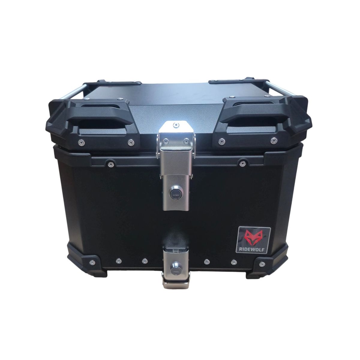 GENERICO - RIDEWOLF 0712-36 Maleta Top Case 36L Negra para Motocicleta