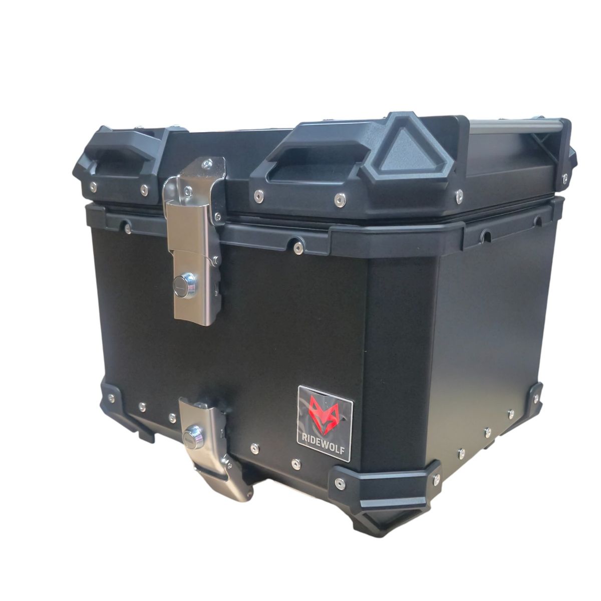 GENERICO - Maleta RIDEWOLF 0712-36 Top Case 36 Litros Negro para Moto