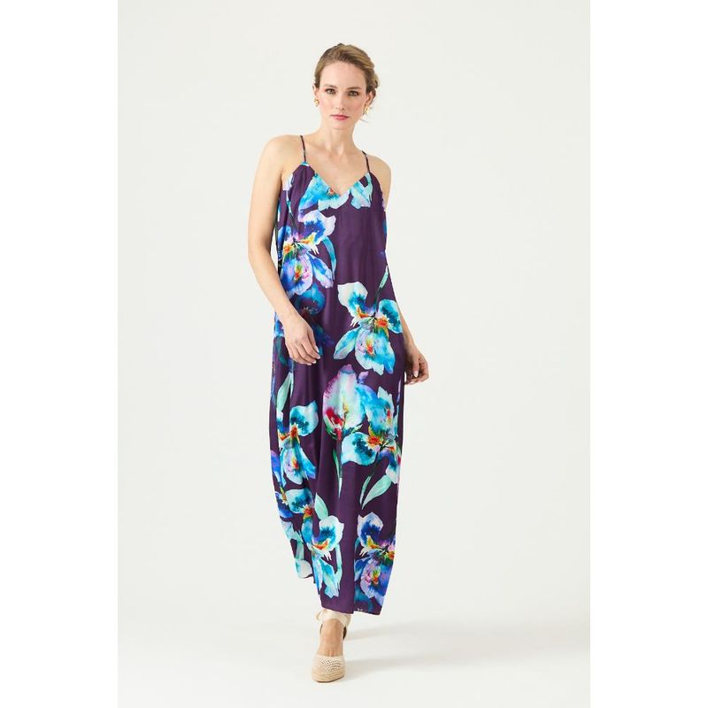 PRIVILEGE - Vestido azul estampado PRIVILEGE 3125