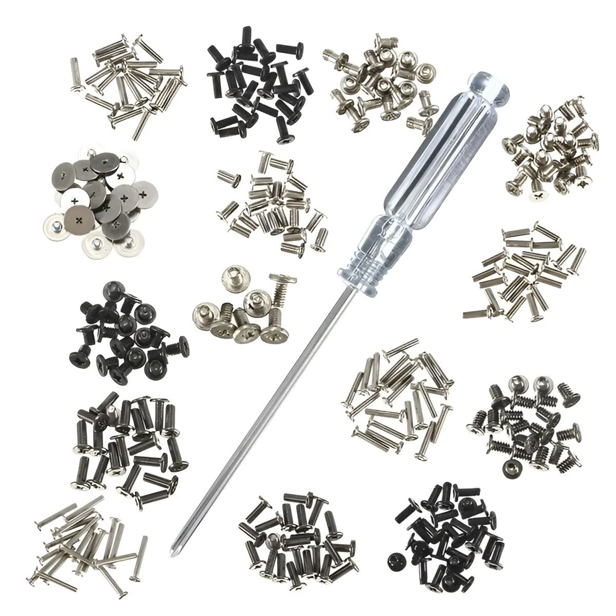 GENERICO - Set de 300 Pernos para Laptop Varias marcas