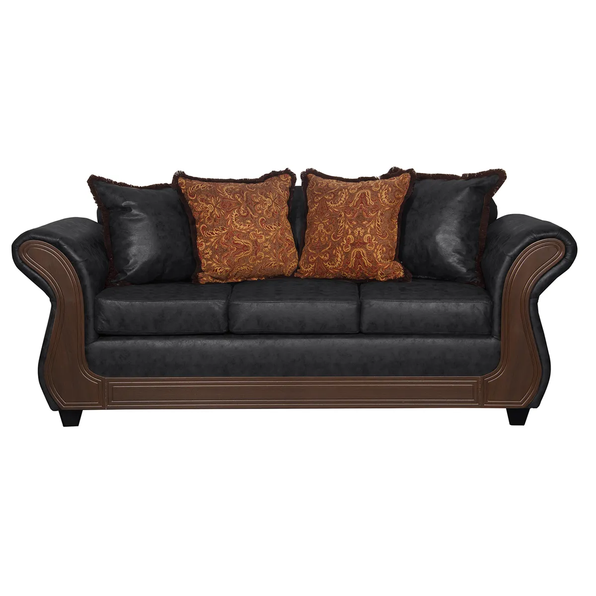 BLACK FACTORY - Sofá 3 Cuerpos Palermo.