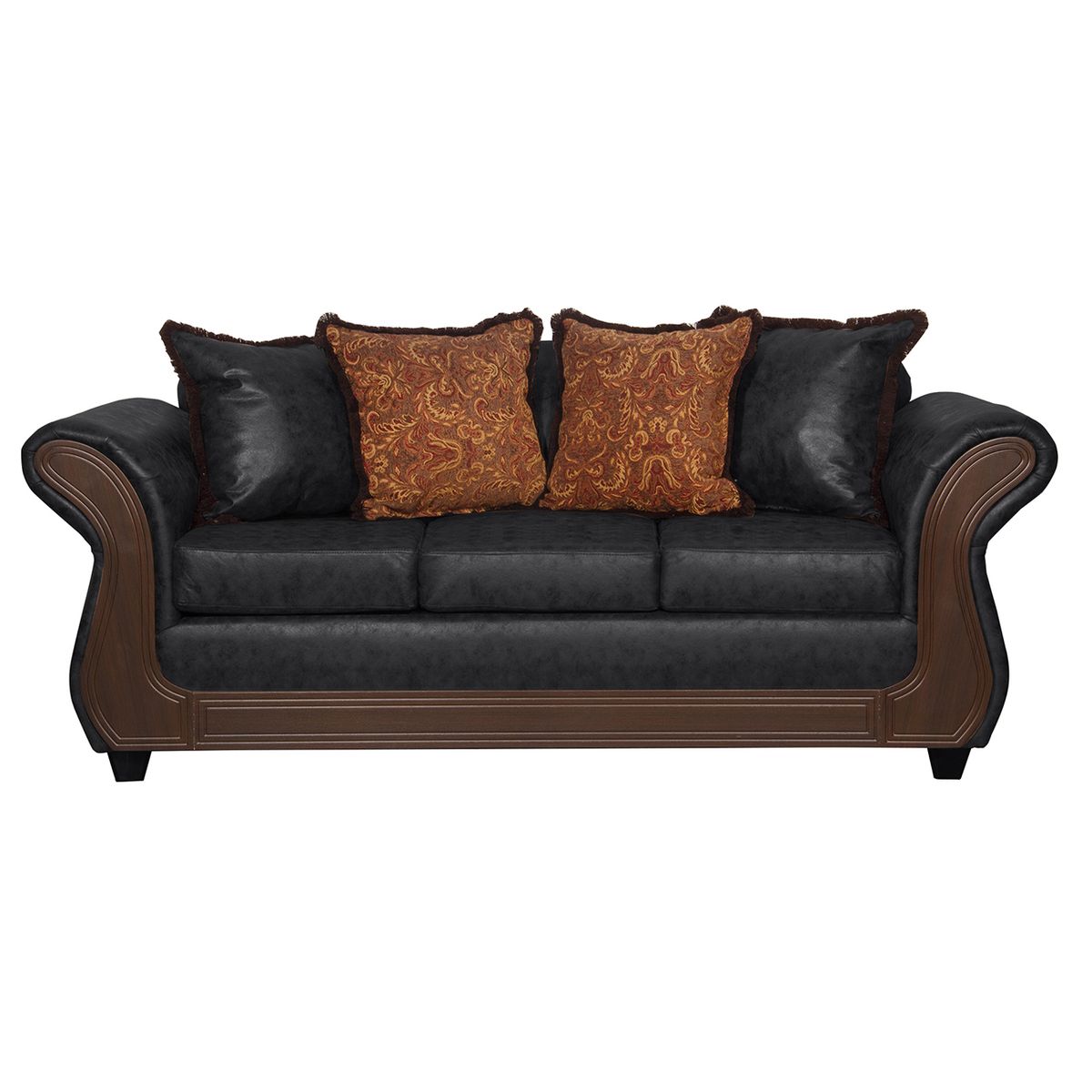 BLACK FACTORY - Sofá 3 Cuerpos Palermo.