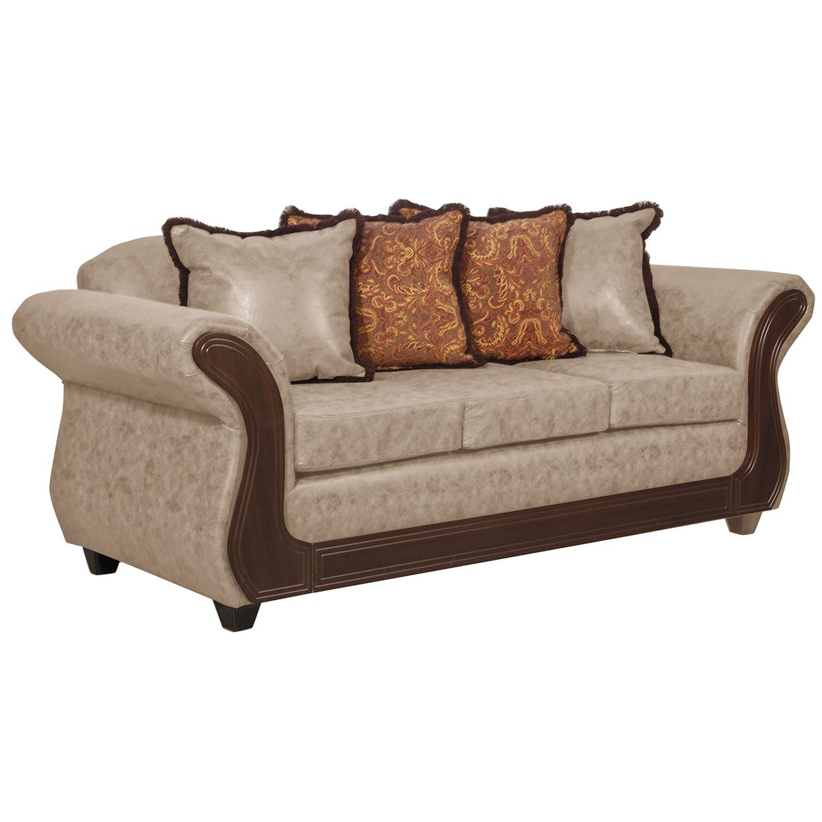 BLACK FACTORY - Sofá 3 Cuerpos Palermo