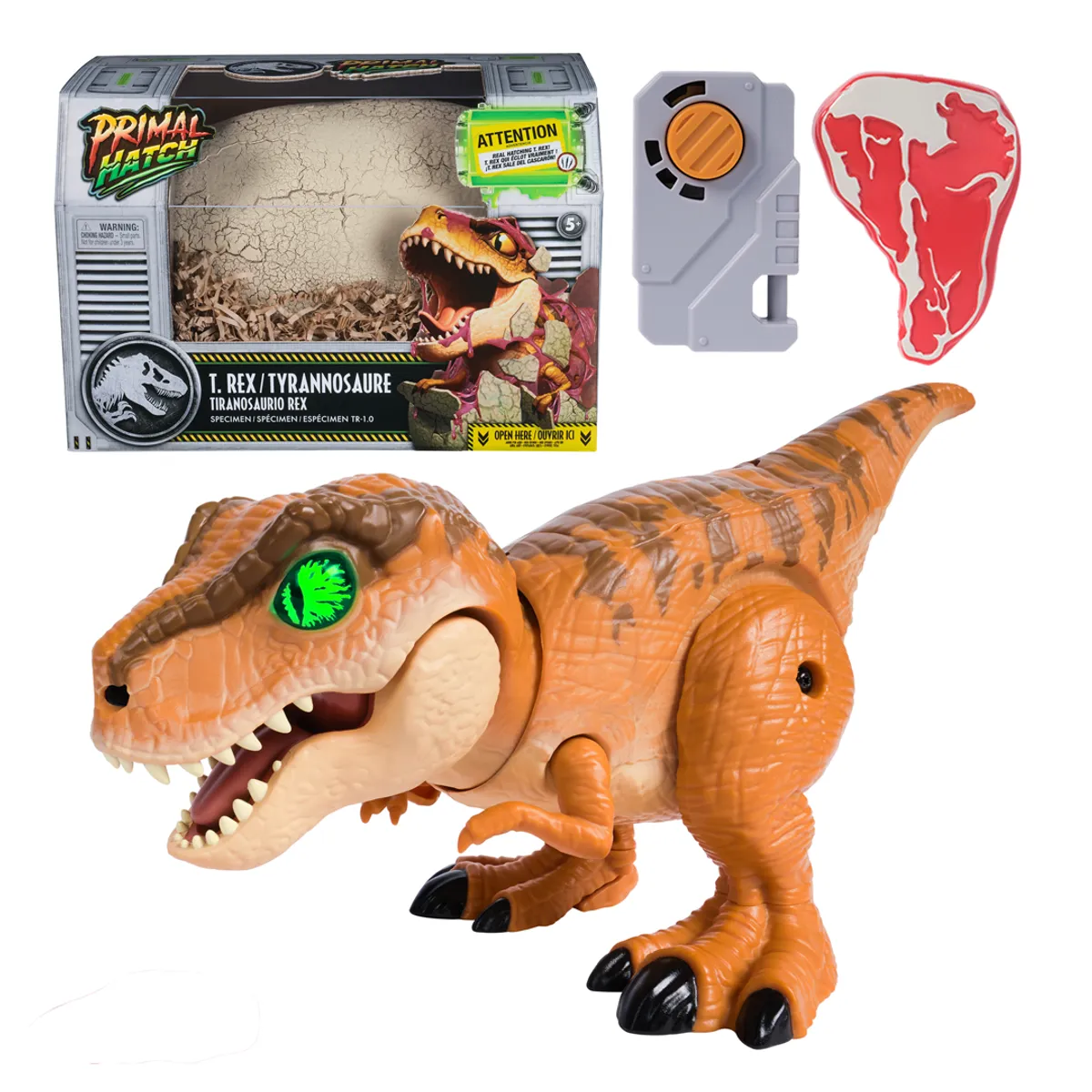 IMEXPORTA - Figura De Dinosaurio T-Rex Eclosión Interactivo Jurassic