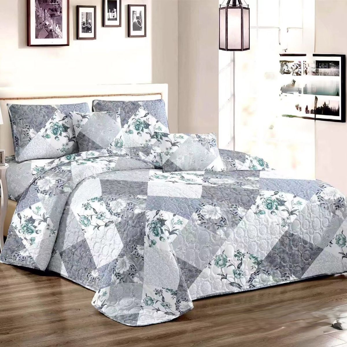 GENERICO - COBERTORES DE VERANO QUILTS REVERSIBLES DISEÑOS NOVEDOSOS