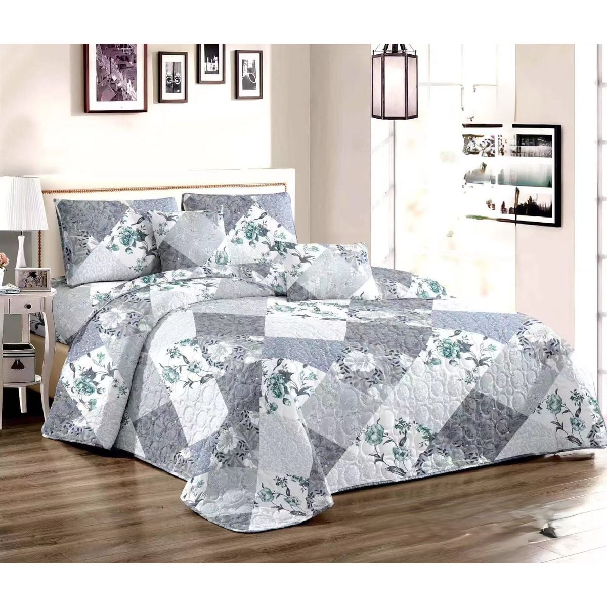 GENERICO - COBERTORES DE VERANO QUILTS REVERSIBLES DISEÑOS NOVEDOSOS