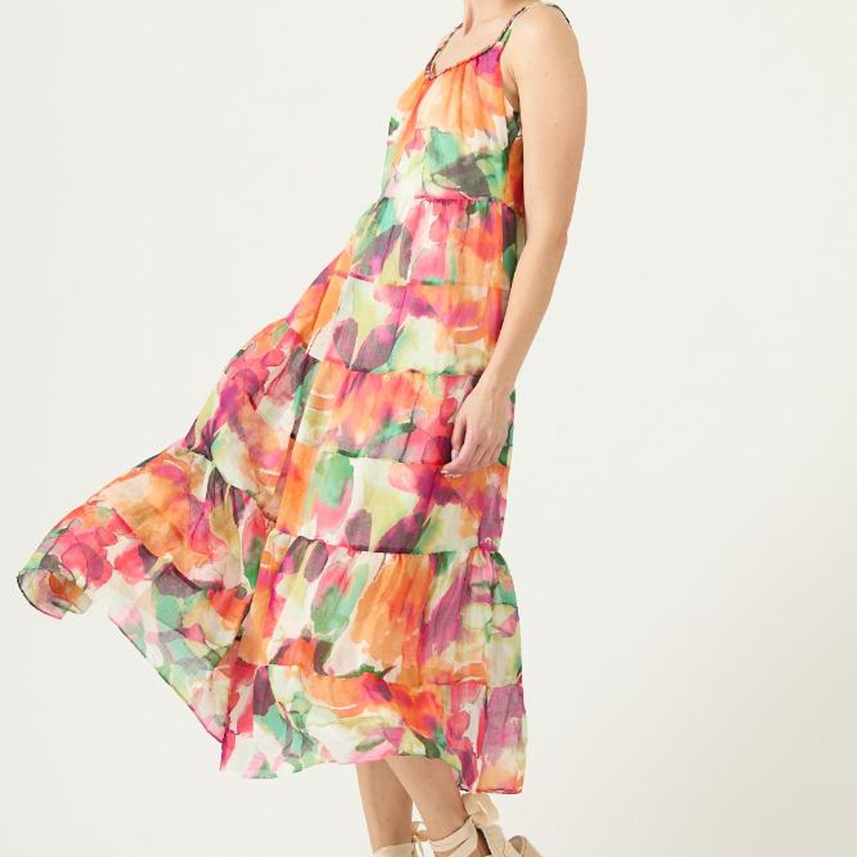 PRIVILEGE - Vestido multicolor estampado PRIVILEGE 2998