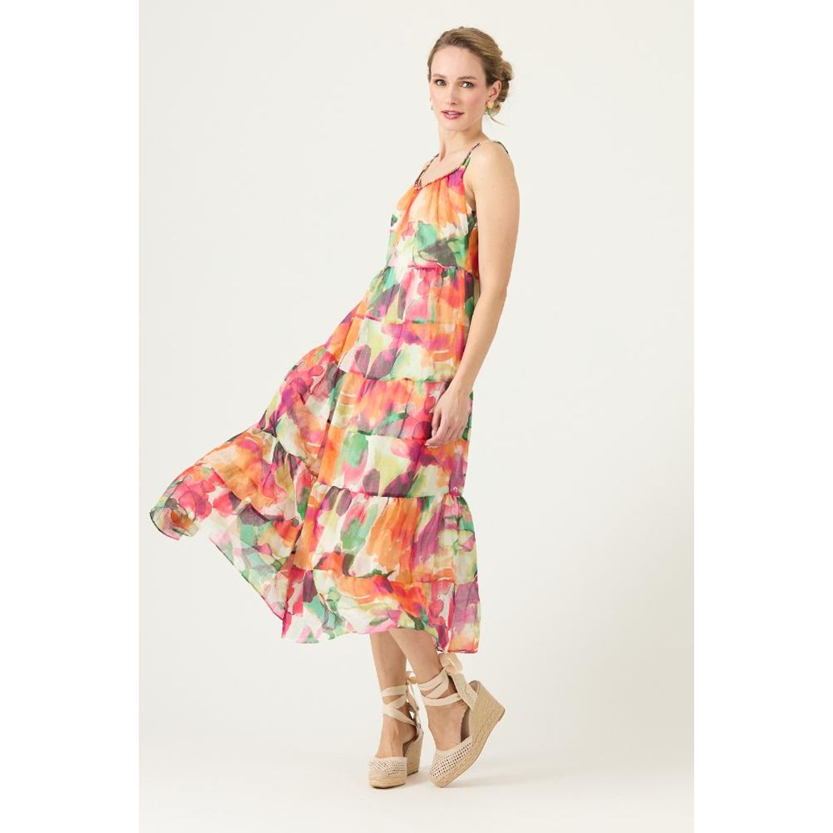 PRIVILEGE - Vestido multicolor estampado PRIVILEGE 2998