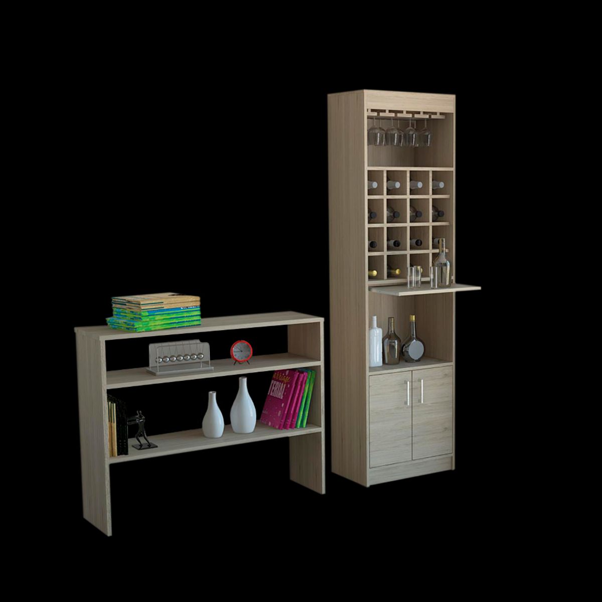 TUHOME - Combo Bar + Arrimo Beijing Rovere