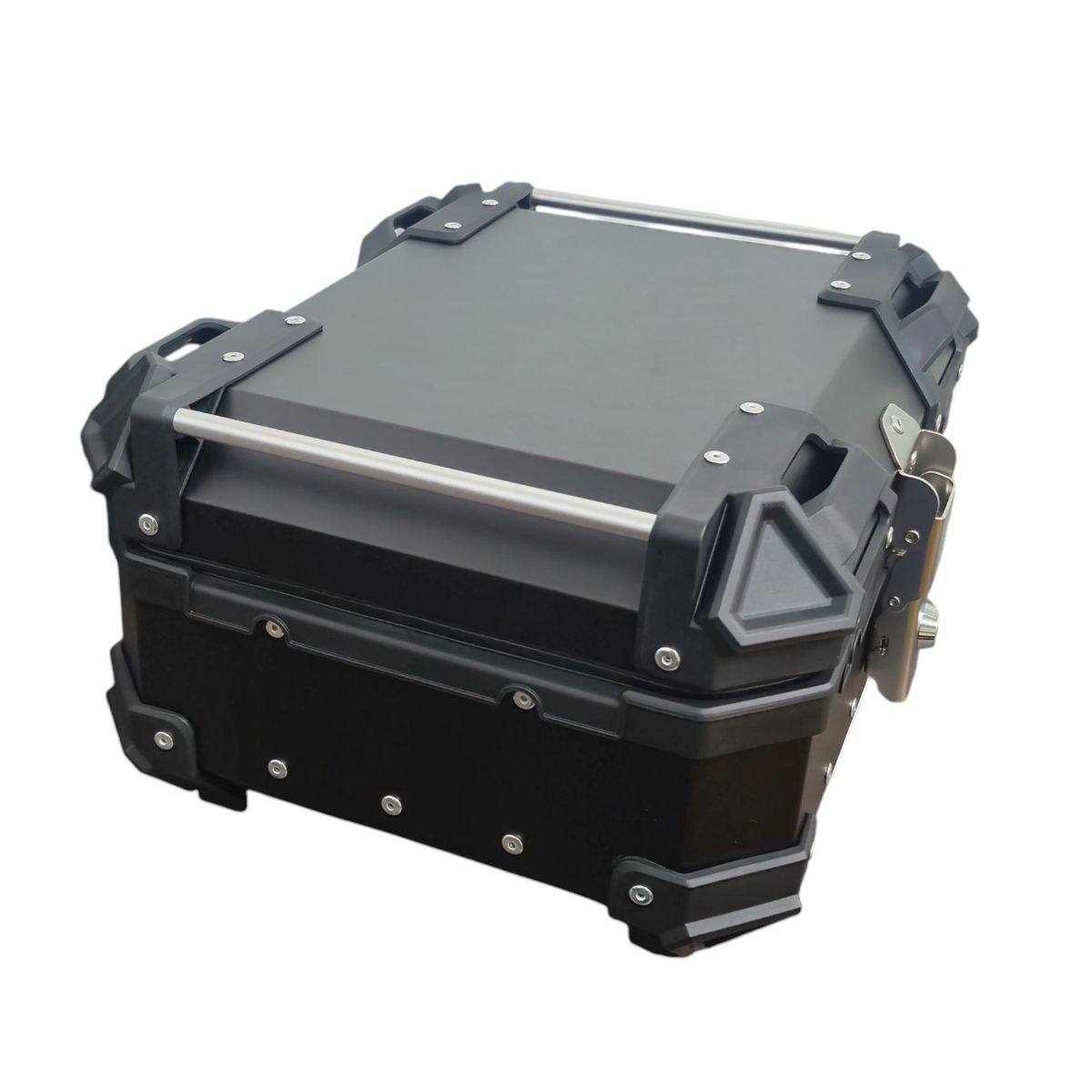 GENERICO - RIDEWOLF 0712-28 Maleta Top Case 28L Negra para Motocicleta