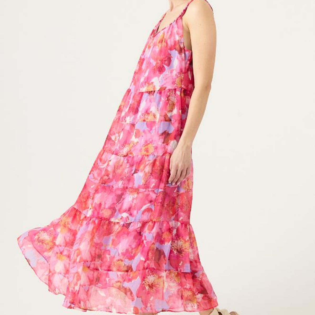 PRIVILEGE - Vestido rosa estampado PRIVILEGE 2999