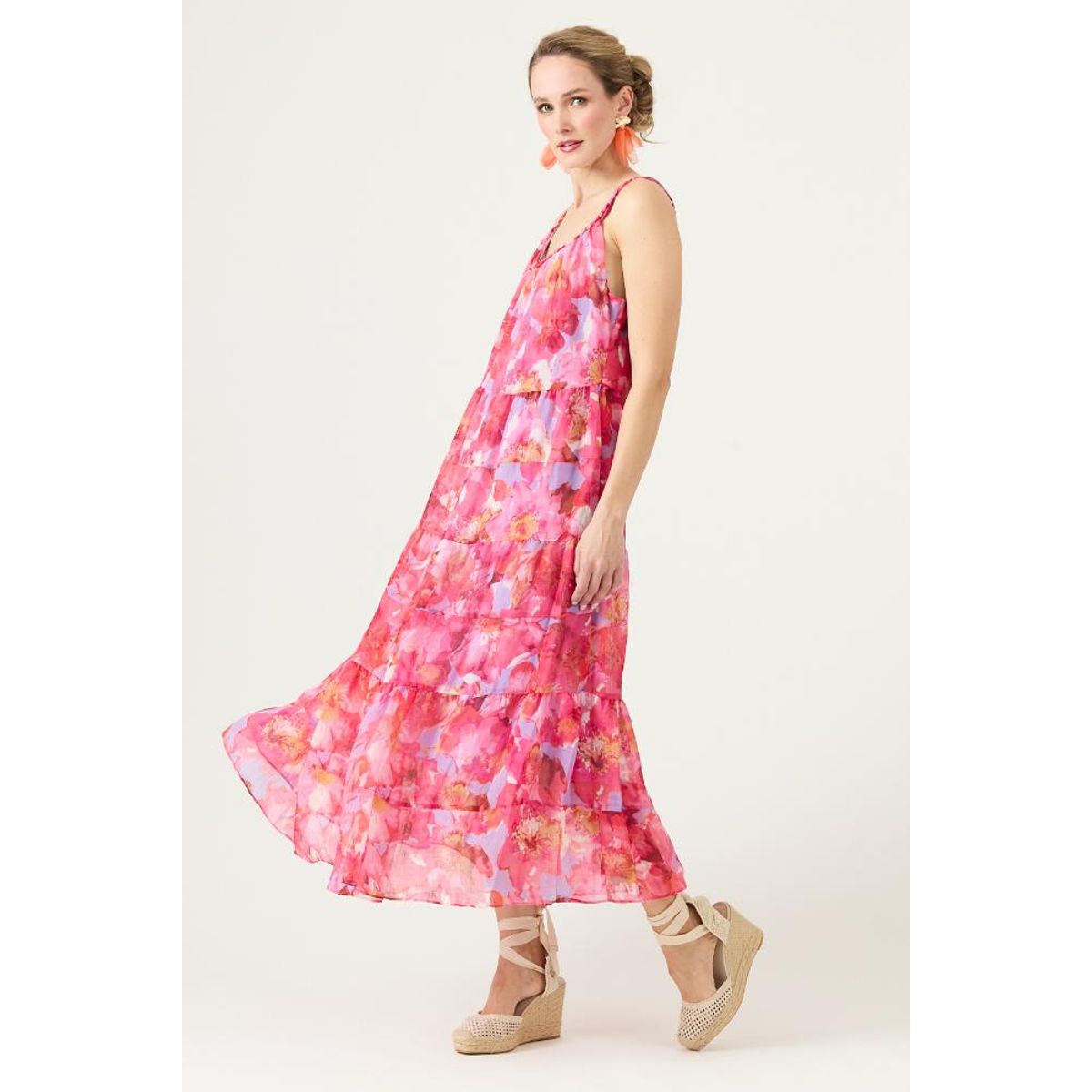 PRIVILEGE - Vestido rosa estampado PRIVILEGE 2999