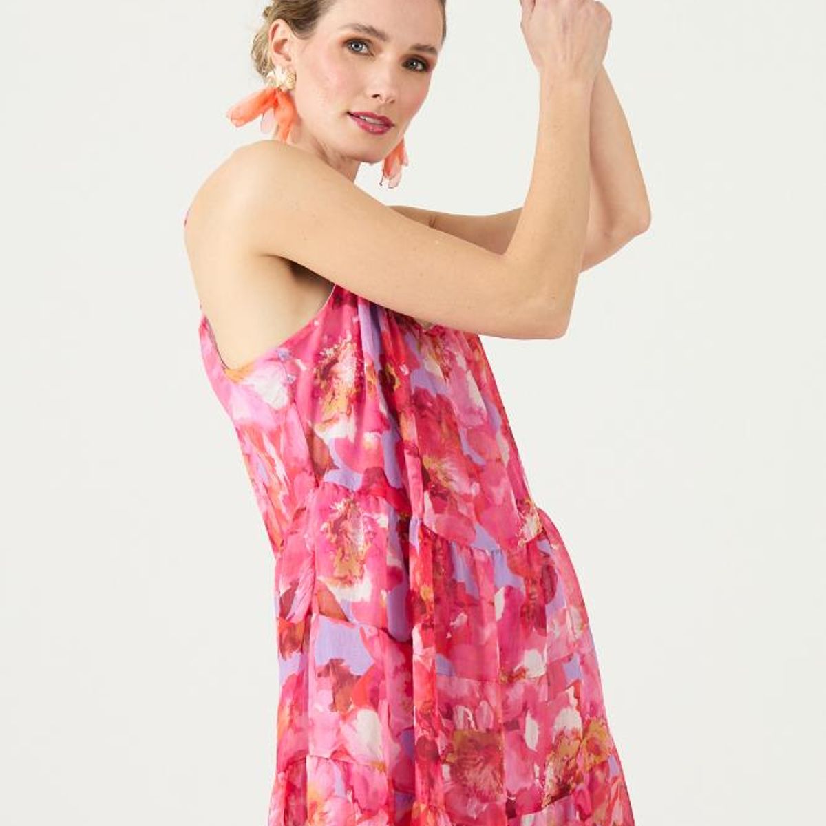 PRIVILEGE - Vestido rosa estampado PRIVILEGE 2999