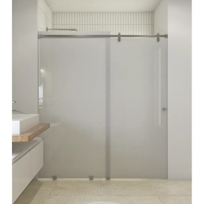 DELL ORTO - Shower Door Corredero 8 mm Empavonado Ancho ajustable 120-130 x 190 cm Satinado  Ravella
