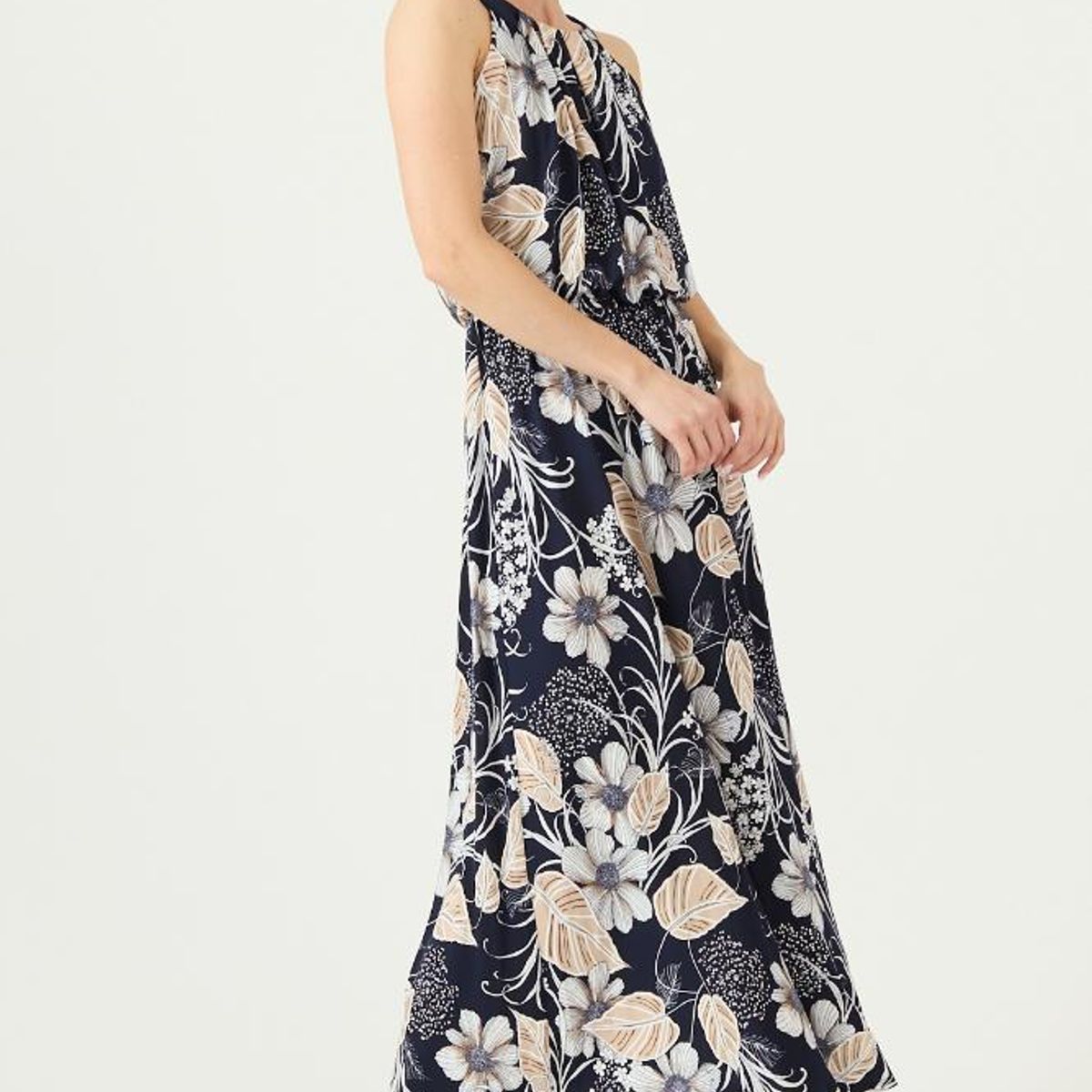 PRIVILEGE - Vestido azul estampado PRIVILEGE 3415