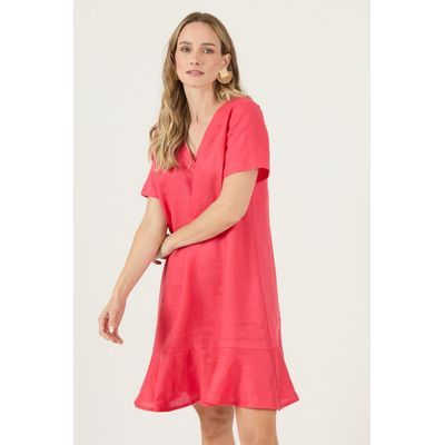 Imagen 2 del producto Vestido de lino rojo 3267