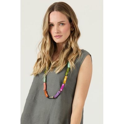 Imagen 2 del producto Vestido de lino gris 3255