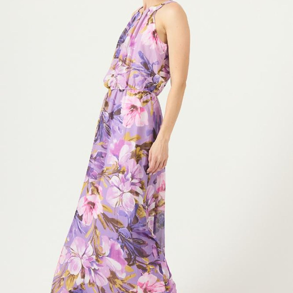 PRIVILEGE - Vestido morado estampado PRIVILEGE 3407