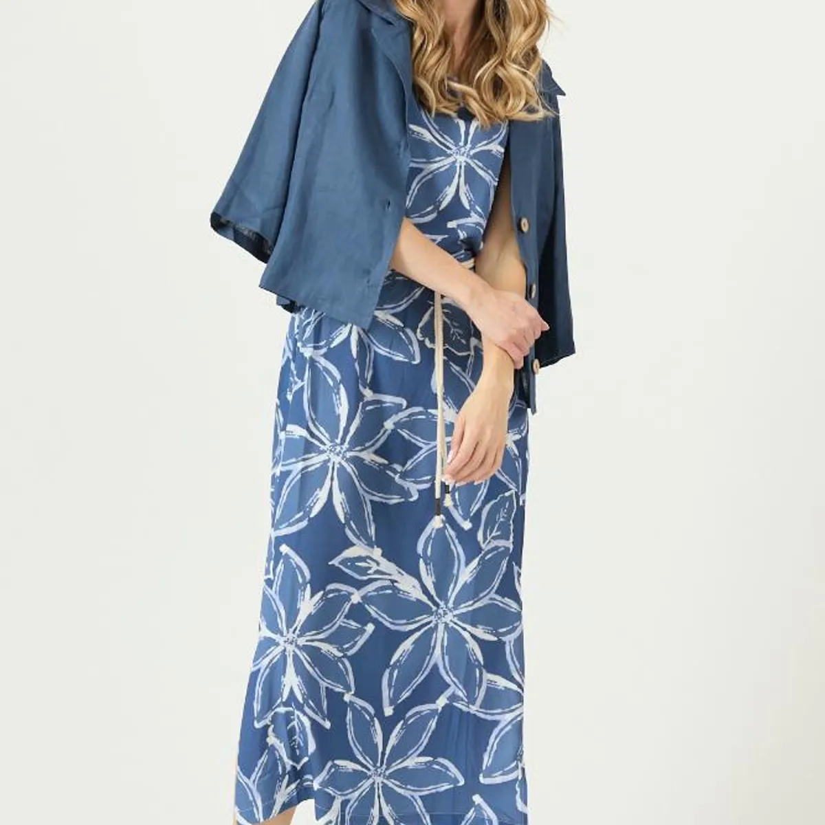 PRIVILEGE - Vestido denim estampado PRIVILEGE 3274