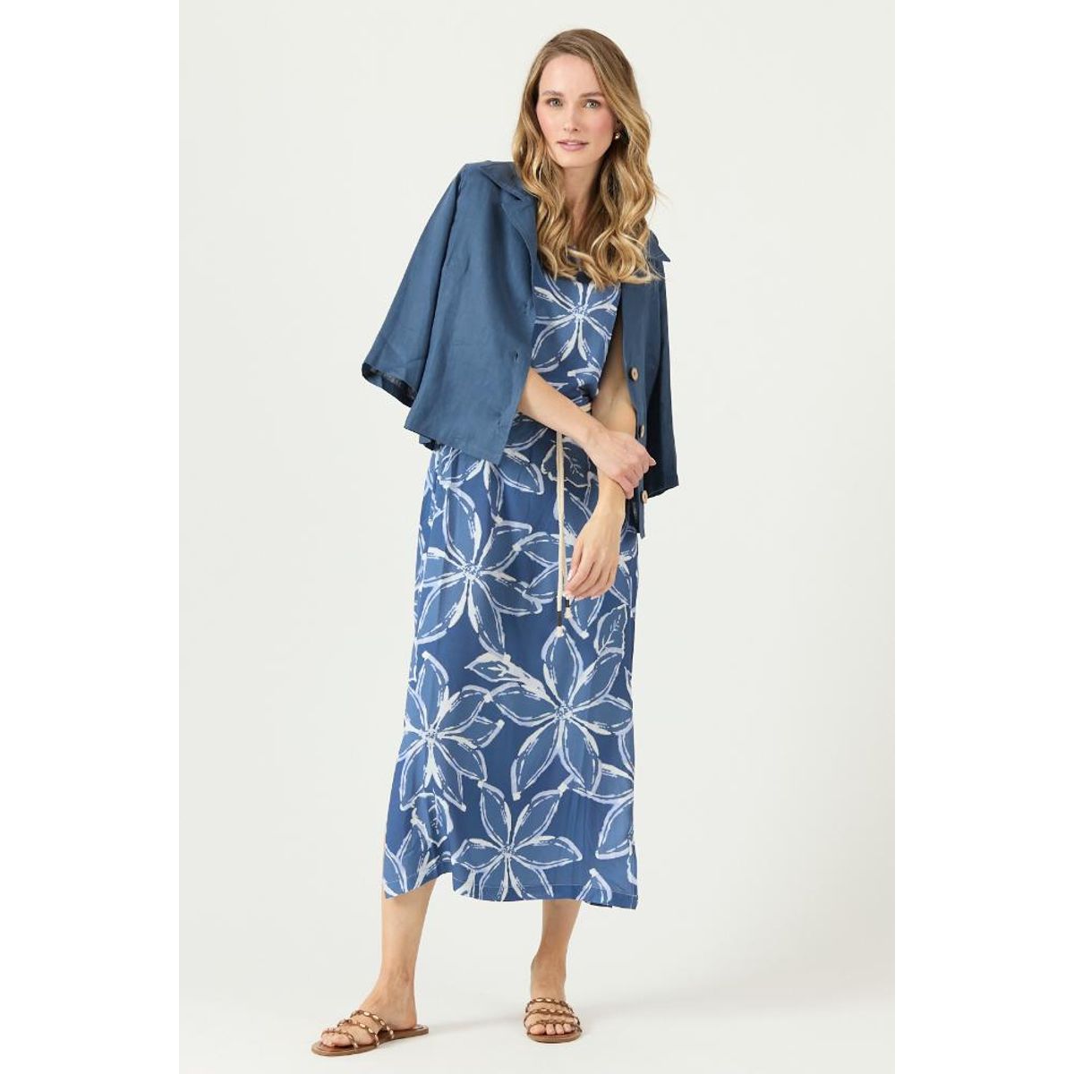 PRIVILEGE - Vestido denim estampado PRIVILEGE 3274