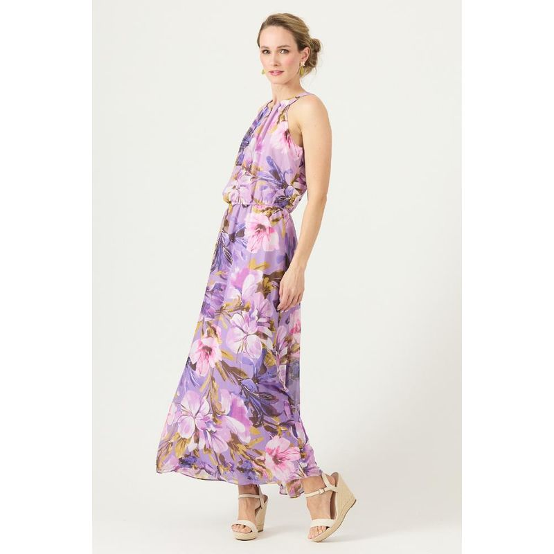 PRIVILEGE - Vestido morado estampado PRIVILEGE 3407