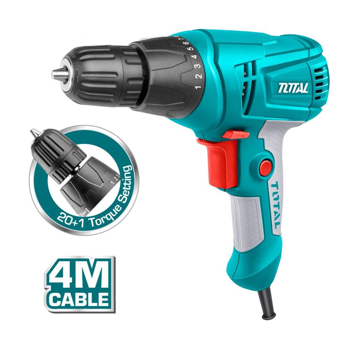 TOTAL TOOLS - TALADRO ATORNILLADOR TOTAL 280W 10 MM TD502106