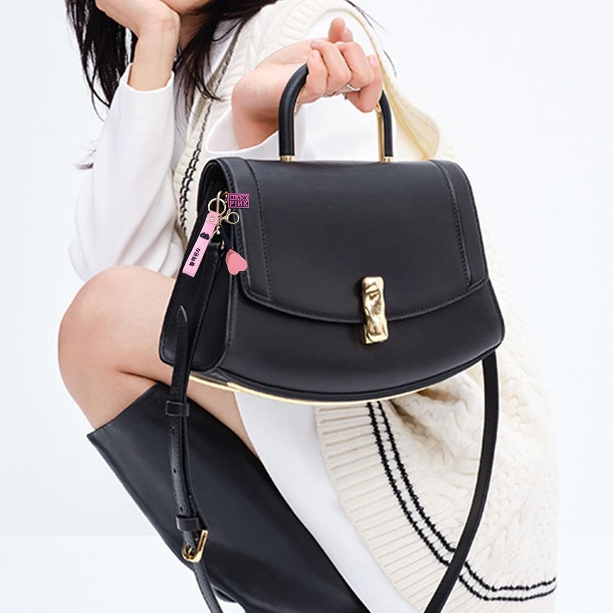 GENERICO - Llavero silicona Kpop Diseño blackpink lightstick