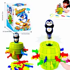 GENERICO - Juego Didáctico Educativo Barril Espadas Pingüino