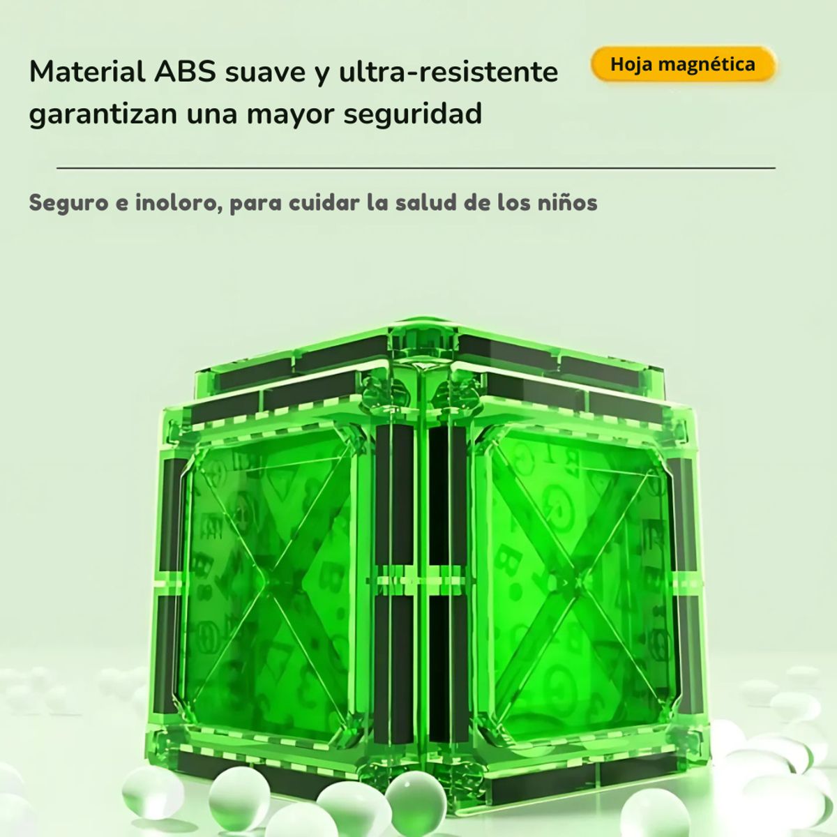 MAGNETICS - Set de Bloques Magnéticos de Construcción – 20 Piezas