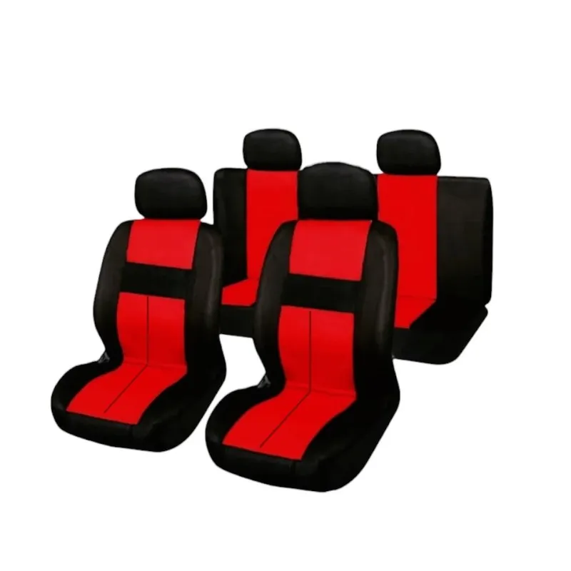GENERICO - Fundas Cubre Asiento Para Autos Universal EcoCuero Rojo