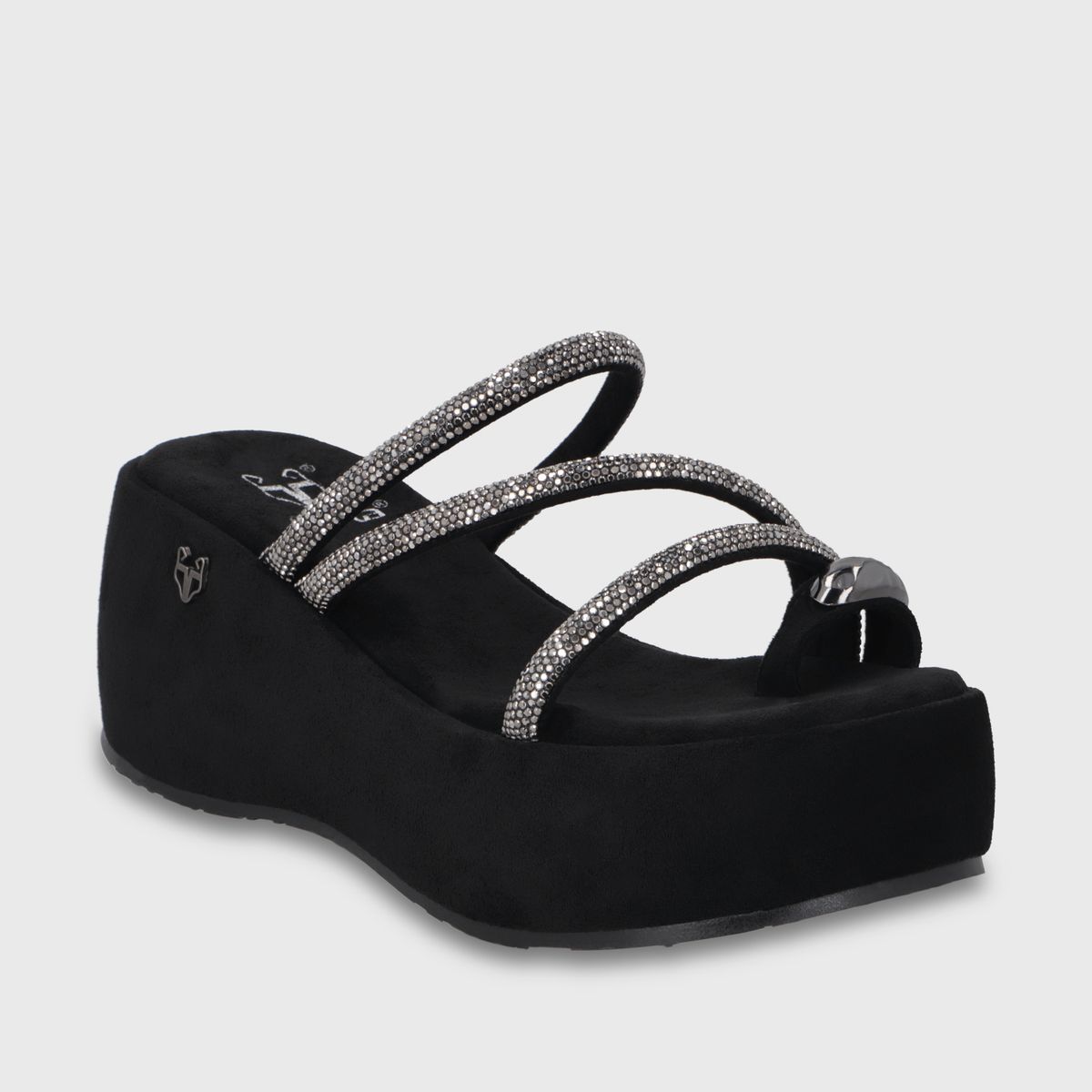GOTTA - Sandalia Plataforma Negra Mujer 45826 Gotta