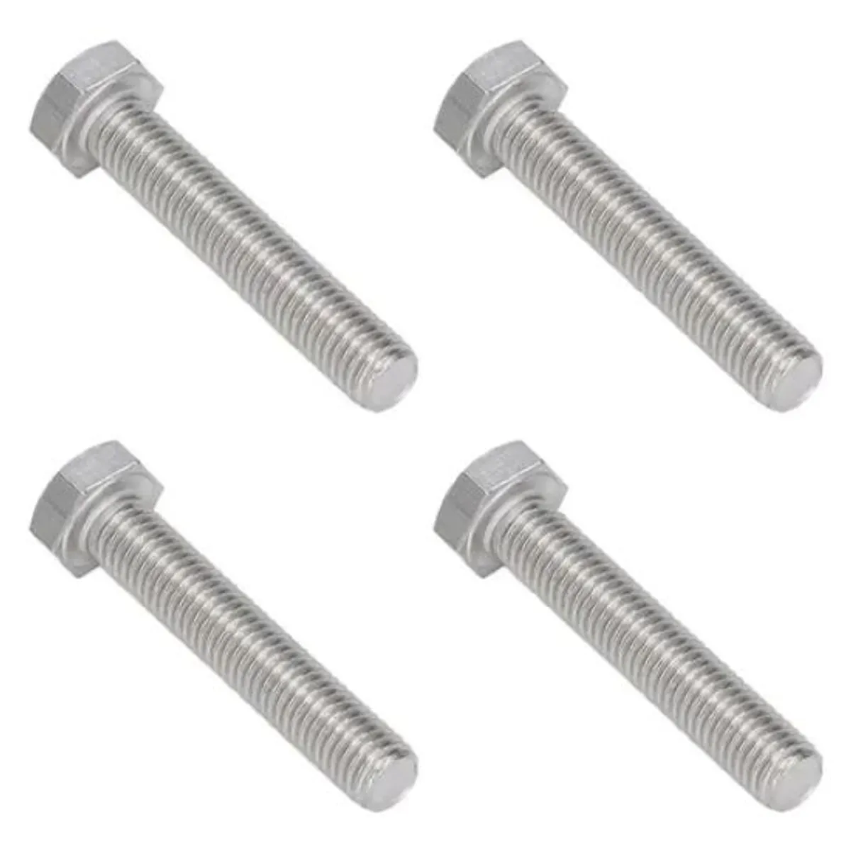 METALFER - Perno Hexagonal Zincado G8 1 /2-13 x2 (100 Un)
